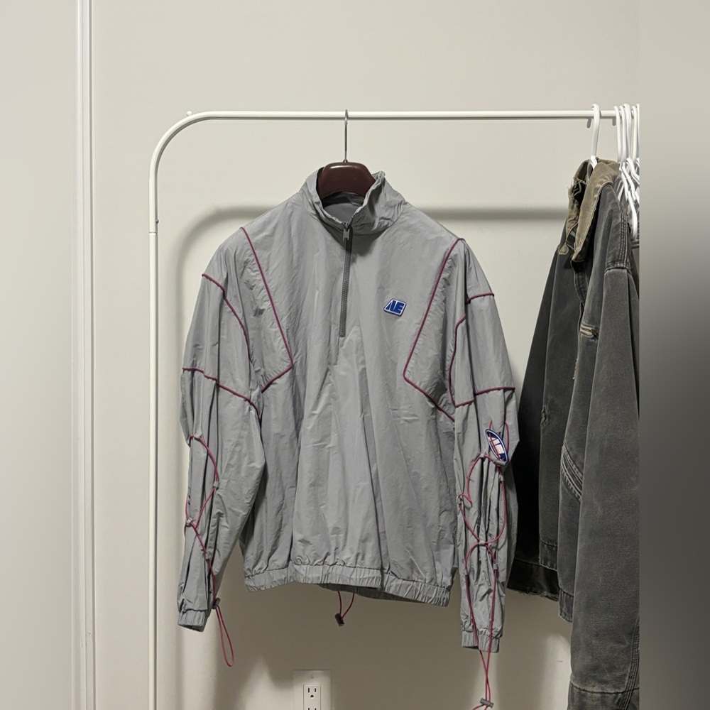 Ader Error gray pink windbreaker size 2